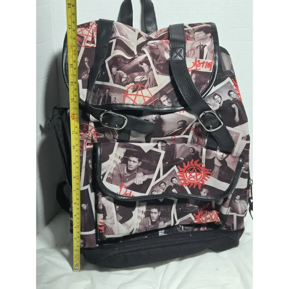 Supernatural SlouC Castiel Dean Backpack Join The Hunt Hot Topic Y2k Vtg Retired